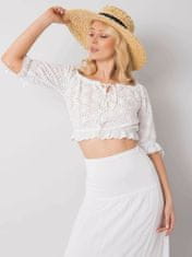 Och Bella O bella white fishnet top, velikost l