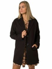 Kraftika Černý ženský kabát, velikost s