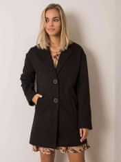 Kraftika Černý ženský kabát, velikost s
