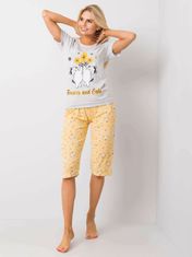 Kraftika Šedé dámské pyžamo s potiskem, velikost 2xl