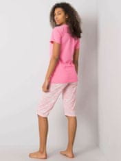 Kraftika Růžové dámské pyžamo s potiskem, velikost xl