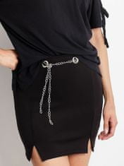 Kraftika Černá řetězová sukně, velikost l