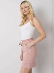 FANCY Pudrově růžová dámská tréninková sukně, velikost l / xl
