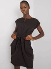 RUE PARIS Černé šaty, velikost l / xl