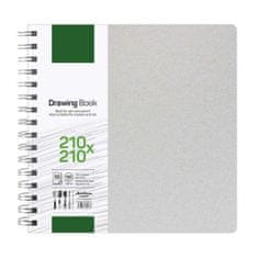 Kraftika Skicák kroužkový drawing book bílý (190g/m2