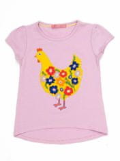 Kraftika Fialové dívčí tričko s kuřecím masem, velikost 92