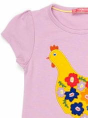Kraftika Fialové dívčí tričko s kuřecím masem, velikost 92