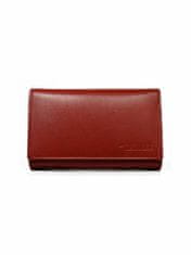 CEDAR Horizontální kožená peněženka červená