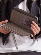CEDAR Horizontální pruhovaná peněženka černá