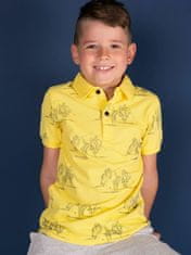 Kraftika Žlutá polo košile pro chlapce tommy life, velikost 122