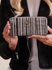 CEDAR Kožená peněženka pruhované černé