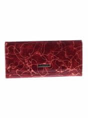 CEDAR Horizontální dámská peněženka se vzorem červená