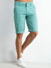 Kraftika Pánské šortky se vzorem zelené barvy, velikost 29