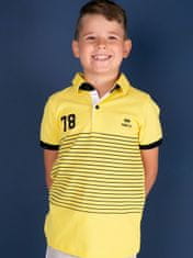 Kraftika Žlutá polo košile pro chlapce tommy life, velikost 140