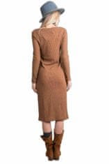 By Sally Knoflíkové šaty světle hnědé bsl, velikost xs