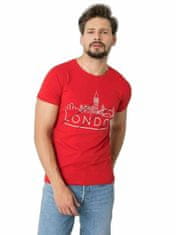MECHANICH Červené tričko pánské bavlny, velikost m, 2016102871743
