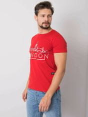 MECHANICH Červené tričko pánské bavlny, velikost m, 2016102871743