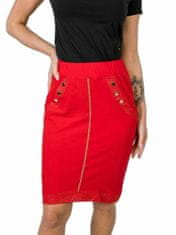 RELEVANCE Červená tréninková sukně, velikost s