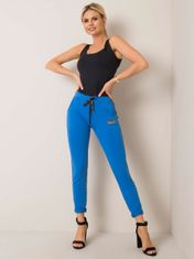 RELEVANCE Modré dámské sportovní kalhoty, velikost s