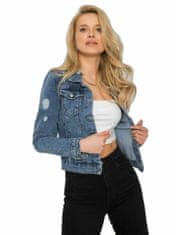 Kraftika Modrá džínová bunda pro ženy, velikost s, 2016102828365