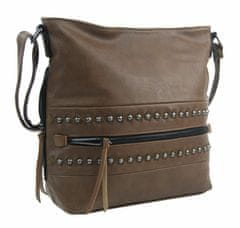 Kraftika Přírodně hnědá středně velká crossbody dámská kabelka xh5046