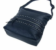 Kraftika Tmavě modrá středně velká crossbody dámská kabelka xh5046