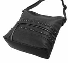 Kraftika Tmavě šedá středně velká crossbody dámská kabelka xh5046