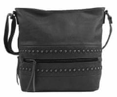 Kraftika Tmavě šedá středně velká crossbody dámská kabelka xh5046