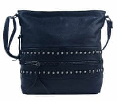 Kraftika Tmavě modrá středně velká crossbody dámská kabelka xh5046