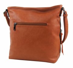 Kraftika Oranžová středně velká crossbody dámská kabelka xh5047