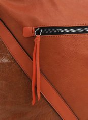 Kraftika Oranžová středně velká crossbody dámská kabelka xh5047