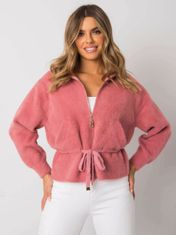 Kraftika Růžová krátká bunda s kapucí