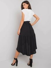 RUE PARIS Černá asymetrická sukně, velikost s / m