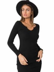 RUE PARIS Černé šaty vybavené, velikost s, 2016102757160