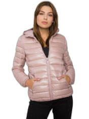 Kraftika Světle růžová bunda s kapucí, velikost m