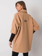 RUE PARIS Camel oversize kabát, velikost l / xl