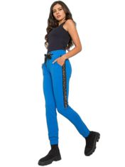 RELEVANCE Modré dámské kalhoty, velikost s, 2016103054749