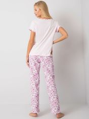 Kraftika Světle růžové dámské pyžamo s potiskem, velikost m