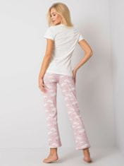 Kraftika Bílé dámské pyžamo se vzorem, velikost s