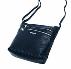 Kraftika Tmavě modrá crossbody dámská kabelka v kroko designu