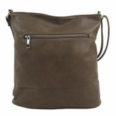 Kraftika Středně velká přírodně hnědá crossbody dámská kabelka nh8147