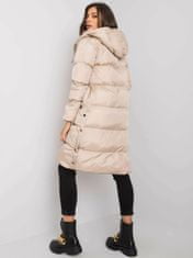 Kraftika Béžová dámská bunda s kapucí, velikost m