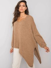 Och Bella Camel ženský asymetrický svetr
