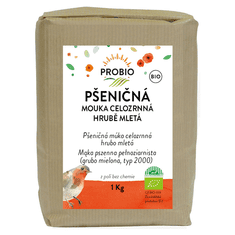 ProBio Mouka pšeničná celozrnná hrubě mletá BIO 1 kg