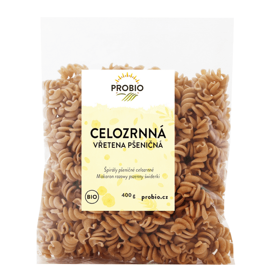 ProBio Vřetena pšeničná celozrnná 400 g BIO PROBIO