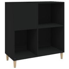 Greatstore Skříňka na LP desky černá 84,5 x 38 x 89 cm kompozitní dřevo