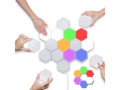 BOT Modulární chytré LED nástěnné světlo hexagon H1 RGB 6 panelů