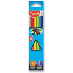 Maped - Pastelky trojhranné Color´ Peps 6 ks