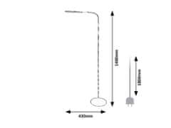 Rabalux  ADELMO LED stojací lampa 74010