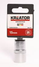 Kreator KRT502006 - 1/2" Nástrčná hlavice (ořech) 15mm